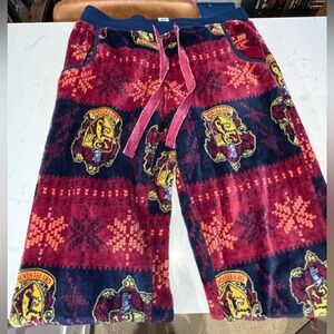 Harry Potter, Gryffindor fuzzy PJ Pants.